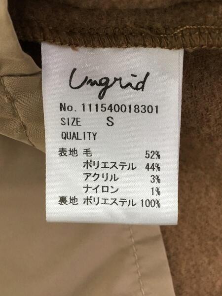 Ungrid(アングリッド) / ダブルフェイスウールガウンコート/S/ウール 