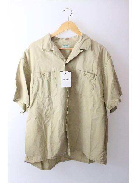 HERCULES ヘラクレス ワークシャツ 50s 60s マチ付き 猫目ボタン