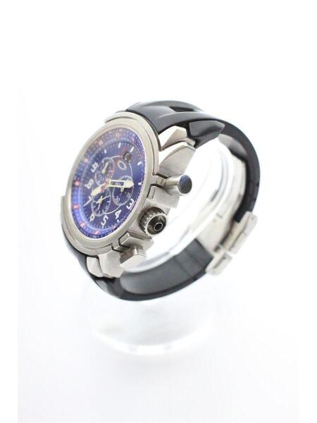 OAKLEY(オークリー) / 腕時計/アナログ/ラバー/BLU/BLK/クロノグラフ