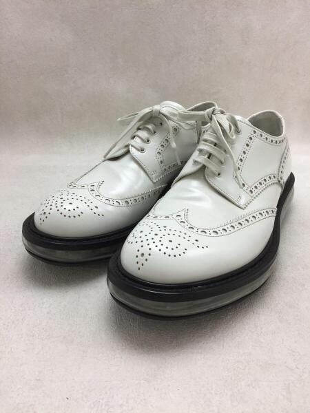 PRADA(プラダ) / ドレスシューズ/UK7.5/WHT/レザー/エアーウィング 