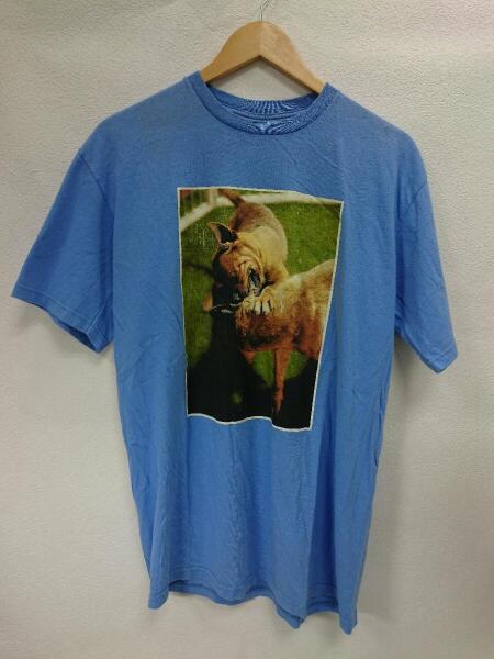 Supreme(シュプリーム) / 06SS/DOG FIGHT TEE/L/コットン/BLU/プリント 