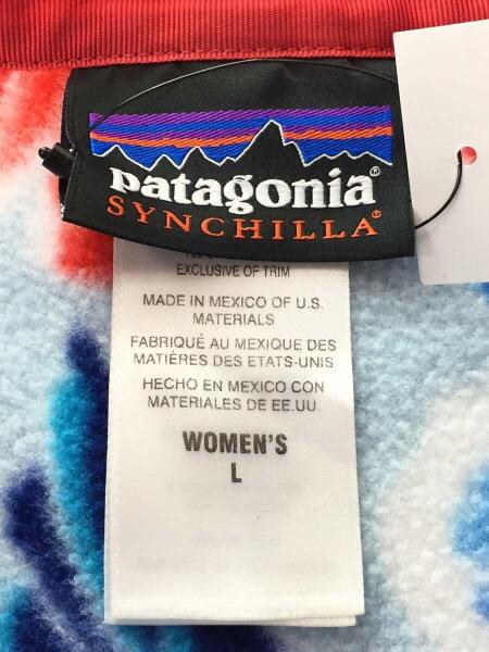 patagonia(パタゴニア) / フリースジャケット/L/ポリエステル/BLU/花柄