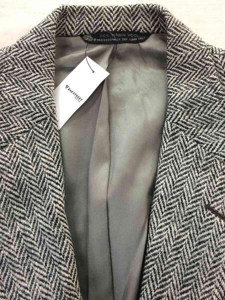 HARRIS TWEED(ハリスツイード) / テーラードジャケット/--/ウール/GRY 