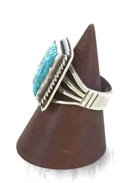 ROBIN TSOSIE ナンバーエイトターコイズ リング 17号