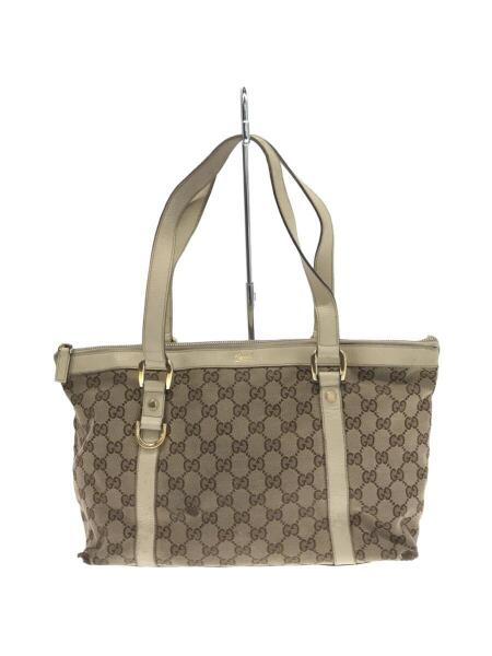 GUCCI(グッチ) / トートバッグ_GGキャンバス/キャンバス/BRW/角スレ/角 