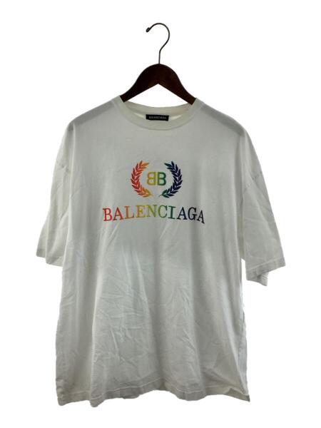 BALENCIAGA◇Tシャツ/XL/コットン/WHT/jp57 2021 00430 BALENCIAGA