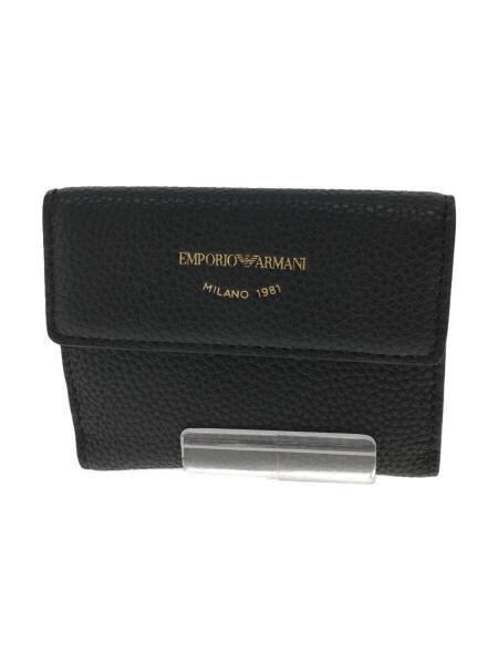 EMPORIO ARMANI(エンポリオアルマーニ) / 3つ折り財布/レザー/BLK 