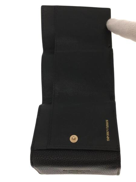 EMPORIO ARMANI(エンポリオアルマーニ) / 3つ折り財布/レザー/BLK 
