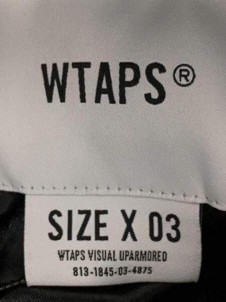 WTAPS(ダブルタップス) / ジャケット/3/コットン/BLK/無地/181TQDT
