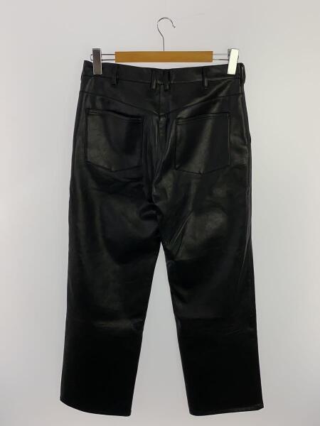 TARO HORIUCHI(タロウホリウチ) / ボトム/2/フェイクレザー/BLK/2302