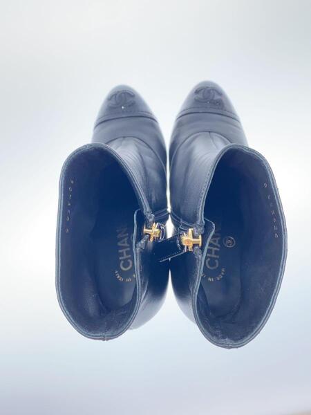 CHANEL(シャネル) / ショートブーツ/35/BLK/レザー/G33426 | 中古品の