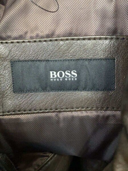 HUGO BOSS(ヒューゴボス) / レザージャケット・ブルゾン/46/羊革/BRW