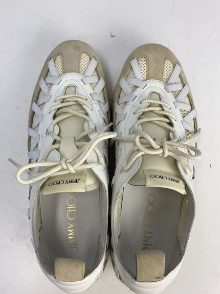 JIMMY CHOO(ジミーチュウ) / ローカットスニーカー/41/WHT | 中古品の