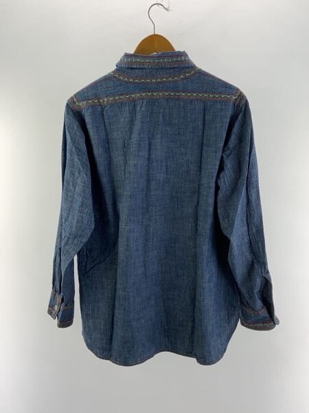 Needles / 長袖シャツ/M/コットン/IDG/0T211/Work Shirt - Cotton Chambray Needles(ニードルズ) / 長袖シャツ/M/コットン/IDG/OT211/Work Shirt