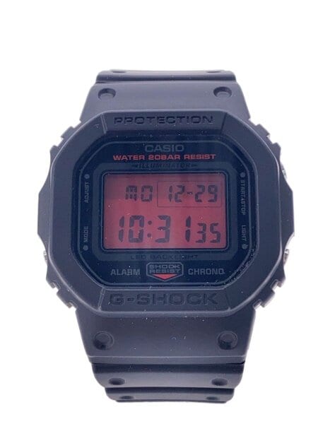 CASIO◇クォーツ腕時計/デジタル/ラバー/SLV/レッド/FROGMAN/イルクジ