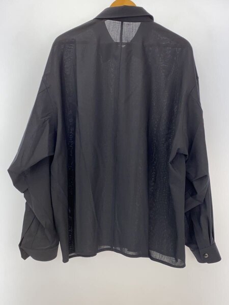 THE RERACS(ザリラクス) / 長袖シャツ/46/ウール/BLK/無地/26SS-REBL
