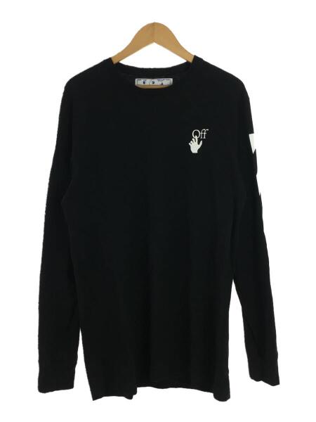 OFF-WHITE(オフホワイト) / 長袖Tシャツ/XL/コットン/BLK