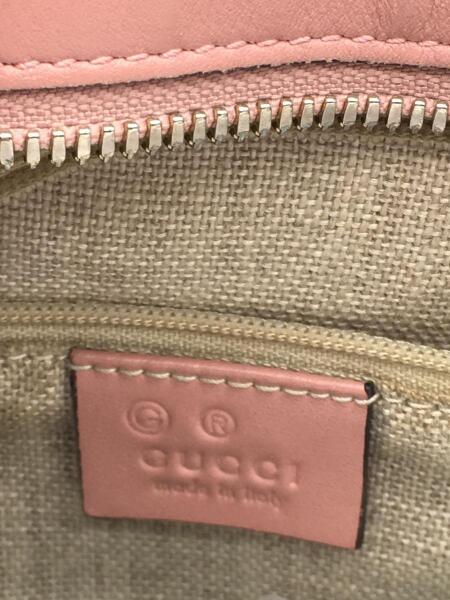 GUCCI(グッチ) / トートバッグ_ブリー_マイクログッチシマ/レザー/PNK