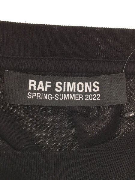 RAF SIMONS(ラフシモンズ) / Tシャツ/S/コットン/BLK/221-M132/22SS 