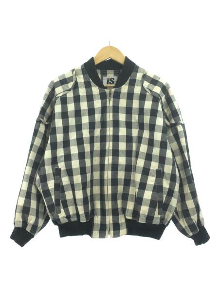 ISSEY MIYAKE(イッセイミヤケ) / ブルゾン/9/コットン/BLK/チェック 