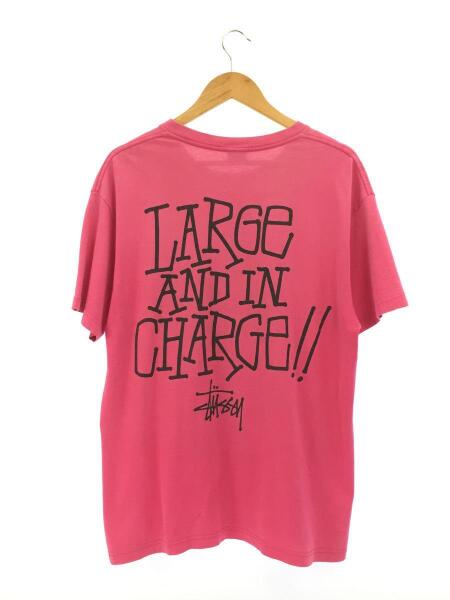 STUSSY(ステューシー) / ロゴ/像/エレファント/Tシャツ/L/コットン/PNK 