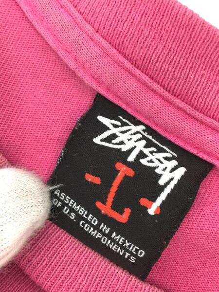 STUSSY(ステューシー) / ロゴ/像/エレファント/Tシャツ/L/コットン/PNK 