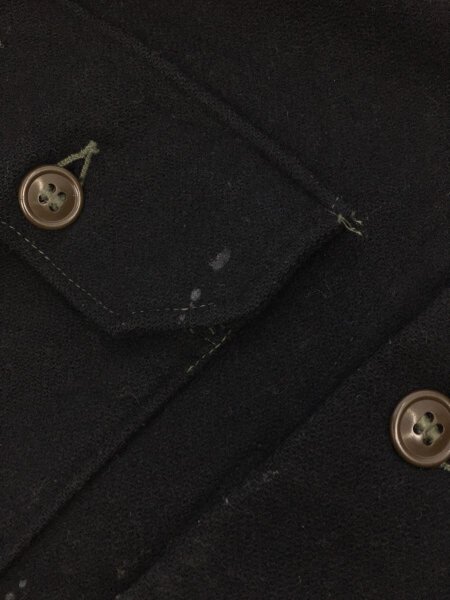 gilet(ジレ) / レザー切替し/スタッズ/リメイク/カットオフ加工 
