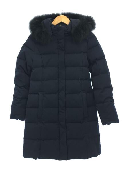 デミルクスビームスダウンコートブルーフォックスフォックス