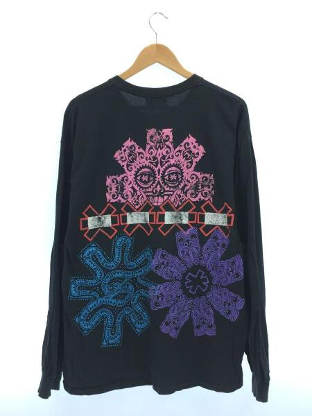 BOWWOW レッチリ サンプリング ロンT 4面プリント ひび割れ加工