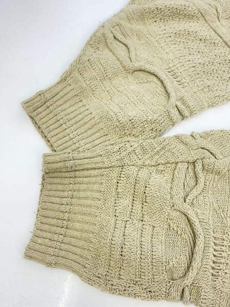 その他ブランド / j.ferrar/3Dニット/セーター(厚手)/L/コットン/BEG その他ブランド(ソノタブランド) / j.ferrar/3Dニット/セーター(厚手