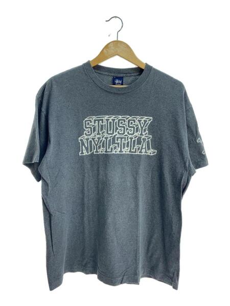 STUSSY(ステューシー) / 90s/紺タグ/USA製/Tシャツ/XL/コットン/GRY 