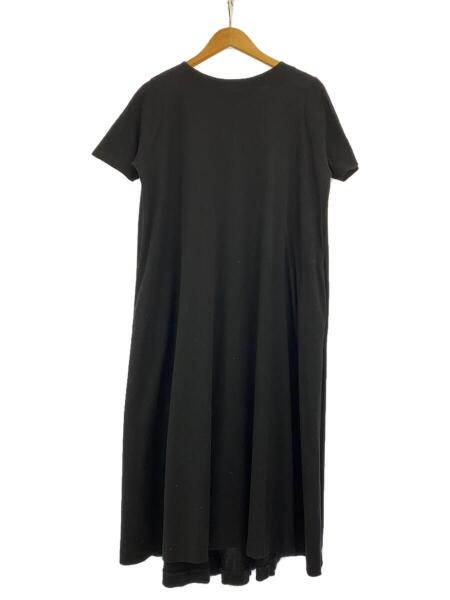 ENFOLD(エンフォルド) / 19SS/半袖ワンピース/ロング/36/コットン/BLK 