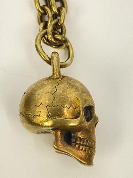 SKULL WORKS(スカルワークス) / スカルネックレス/GLD/トップ有/メンズ 