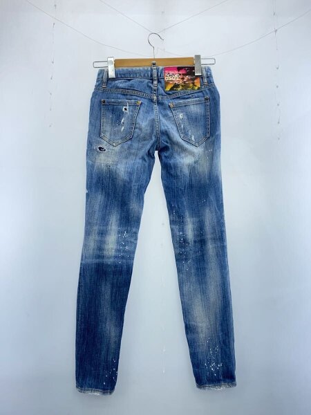 DSQUARED2 ダメージ加工 スリムフィットジーンズ DSQUARED2(ディー 