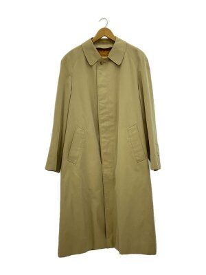 Aquascutum / 70s/バルマカーンコート/胸元腕シミ・袖ヨゴレ有/ステンカラーコート/--/コットン/BEG Aquascutum(アクアスキュータム) / 70s/バルマカーンコート/胸元腕シミ