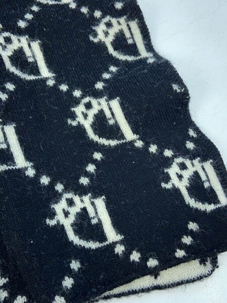 Christian Dior★トロッター 総柄 マフラー★リバーシブル★ウール Christian Dior(クリスチャンディオール) / トロッター/リバーシブル