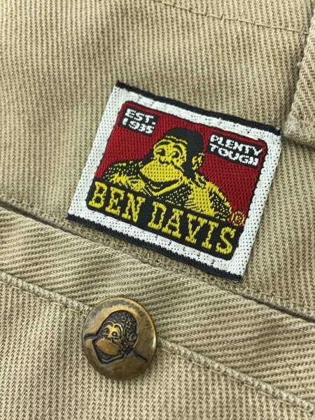 BEN DAVIS / 90s～/パンツ/ボトム/36/ポリエステル/BEG/無地 BEN DAVIS(ベンデイビス) / 90s～/パンツ/ボトム/36/ポリエステル/BEG