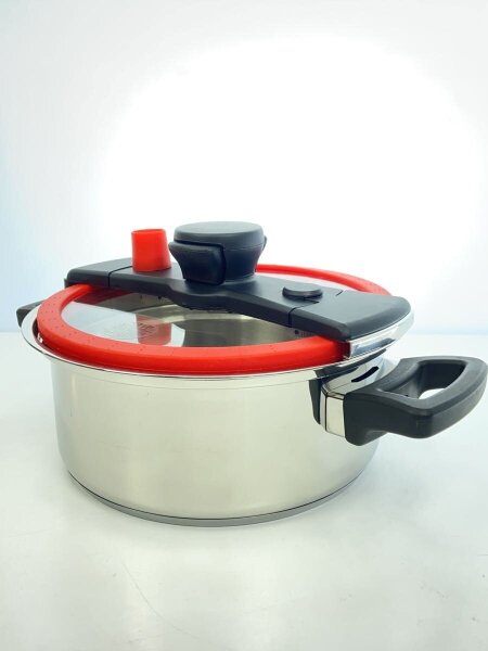キッチン・食器 MEYER クイッカークッキング レッド 24cm 4.0L