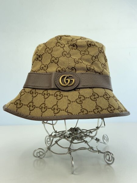 GUCCI(グッチ) / フェドラハット/バケットハット/L/キャンバス/CML/総 