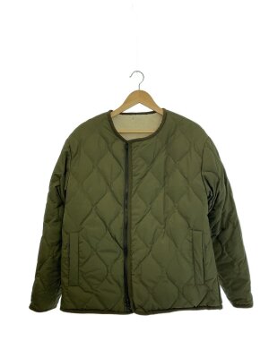 TAION(タイオン) / ダウンジャケット/S/ナイロン/NVY/無地/TAION-EX