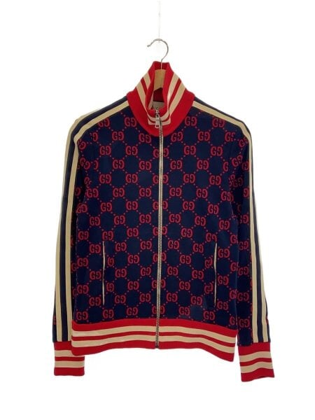 GUCCI(グッチ) / GG ジャガード/トラックジャケット/XS/コットン/NVY
