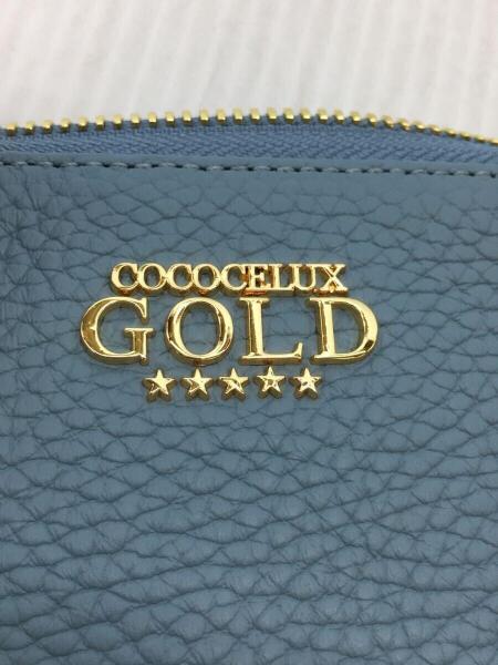 COCOCELUX GOLD(ココセリュックスゴールド) / 長財布/レザー/BLU/無地 