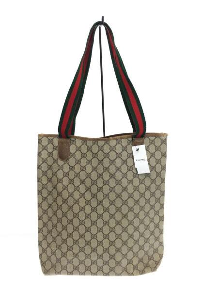 GUCCI(グッチ) / トートバッグ/PVC/BEG/総柄/ダメージ有 | 中古品の 