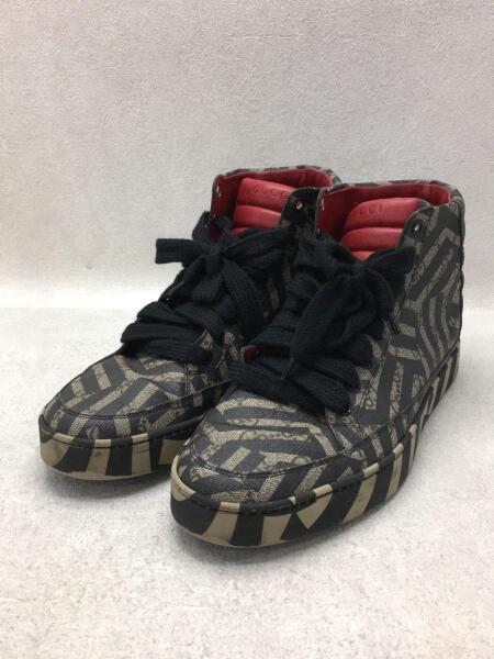 GUCCI(グッチ) / GGカレイド/407342/ハイカットスニーカー/UK7.5/BLK 