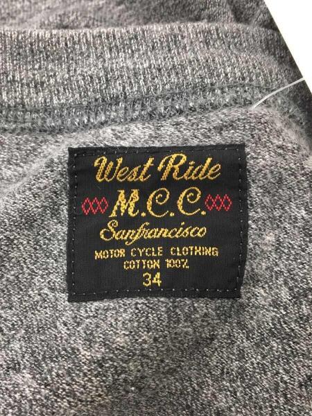 WEST RIDE(ウエストライド) / Tシャツ/34/コットン/GRY/M.C.C | 古着の 