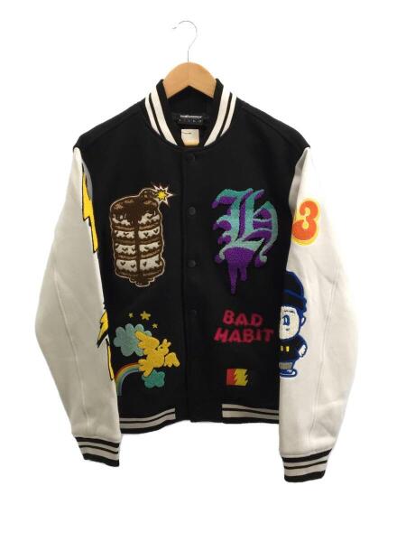 THE HUNDREDS(ザハンドレッズ) / スタジャン/M/コットン/BLK | 古着の 