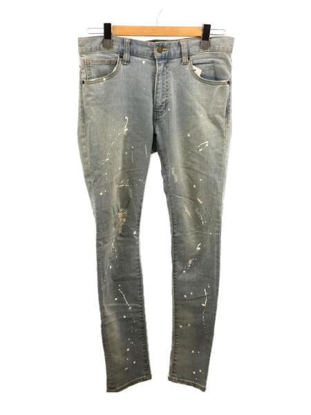 新品 PURPLE BRAND P002 ペンキ加工スキニーデニム 29 LEFLAH(レフラー 