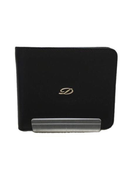 S.T.Dupont(エステーデュポン) / 2つ折り財布/レザー/BLK/メンズ/TD10  