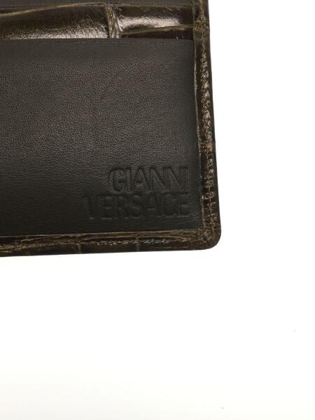 GIANNI VERSACE(ジャンニヴェルサーチェ) / クロコ型押し/2つ折り財布