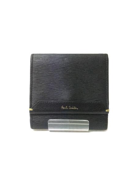 Paul Smith(ポールスミス) / 3つ折り財布/PVC/BLK/無地/メンズ | 中古 